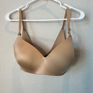 Soma Tan Nude Vanishing Back Wireless Bra Size 34D